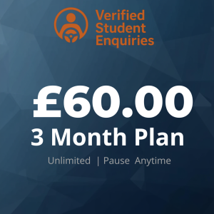 Verified Student Enquiries-3 Month Plan